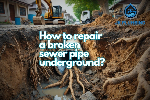 How to Repair a Broken Sewer Pipe Underground?