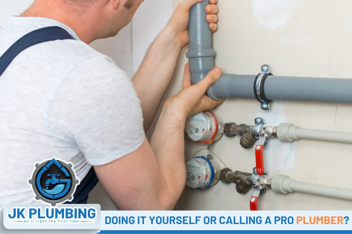 Doing It Yourself or Calling a Pro PLUMBER