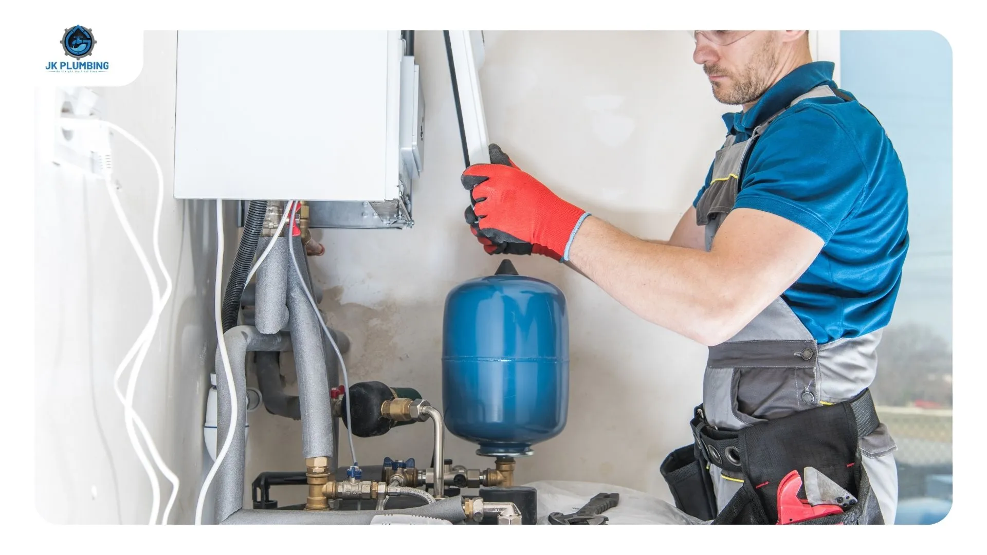 Side-by-side 40-gallon and 50-gallon water heaters showing size difference for household sizing