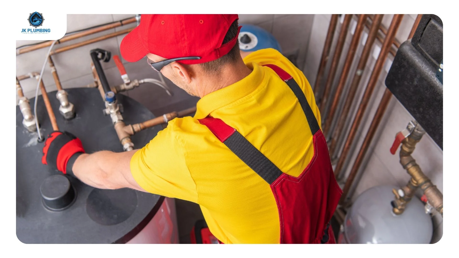 Old failed water heater removed and loaded for disposal from a San Mateo home