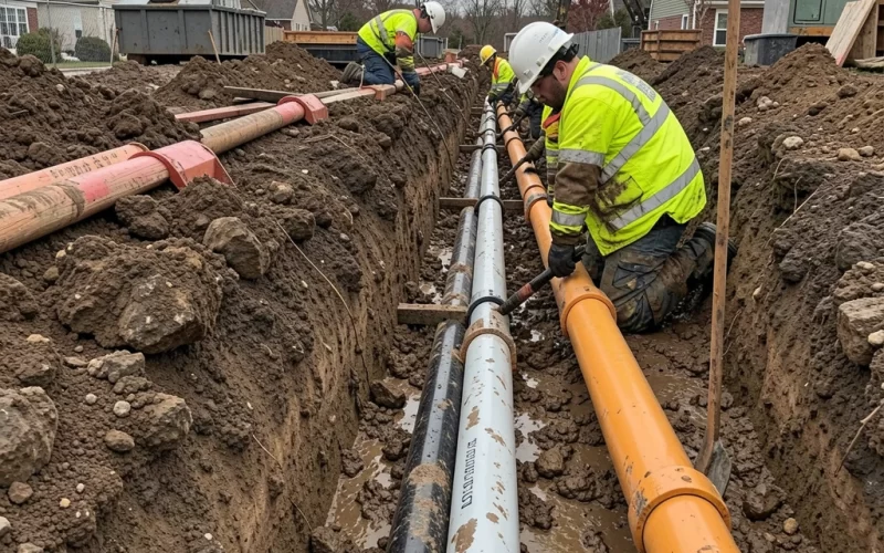 lateral sewer line replacement