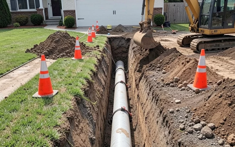 lateral sewer line replacement